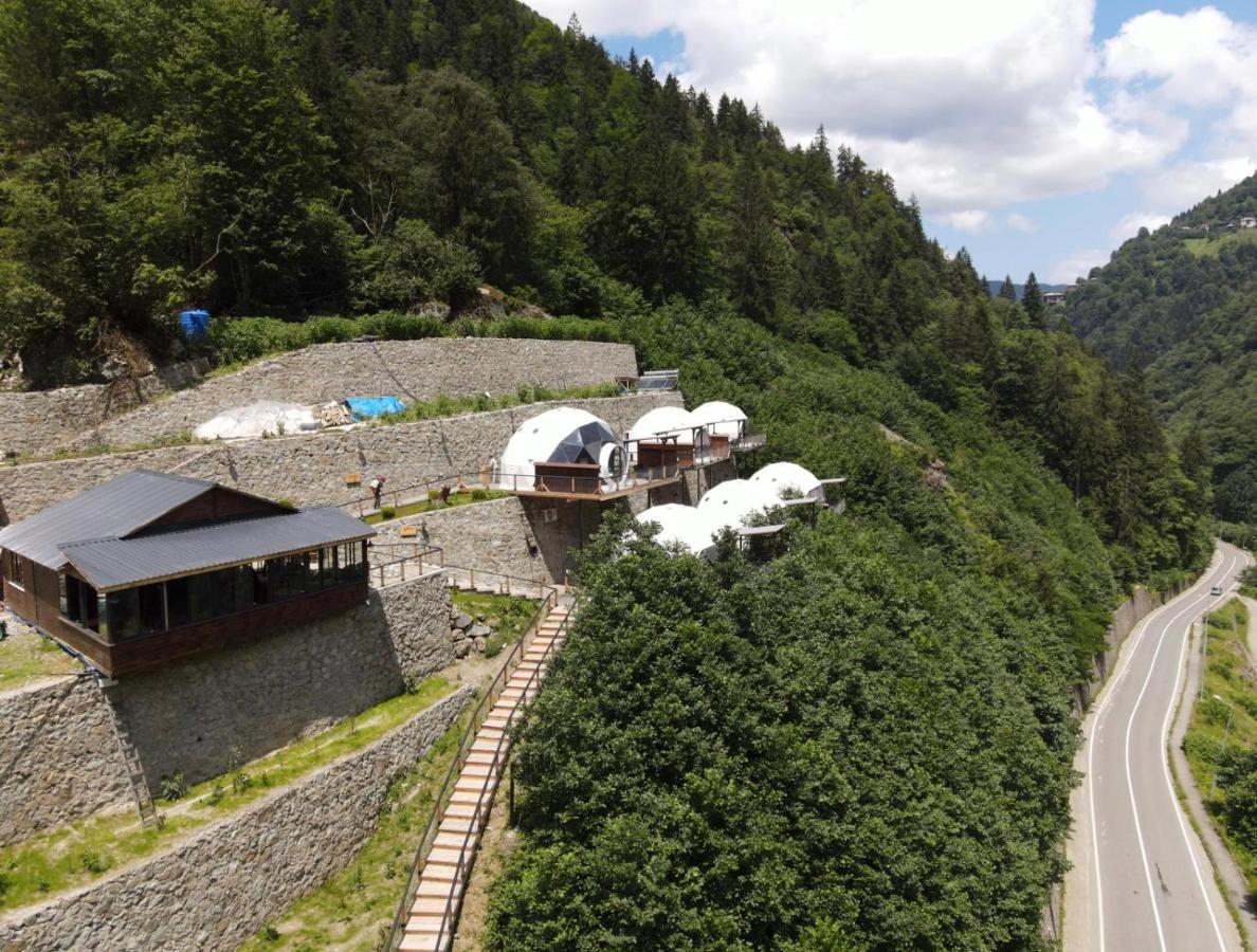 Hotel Kaledome Orman Evleri Çamlıhemşin Exterior foto