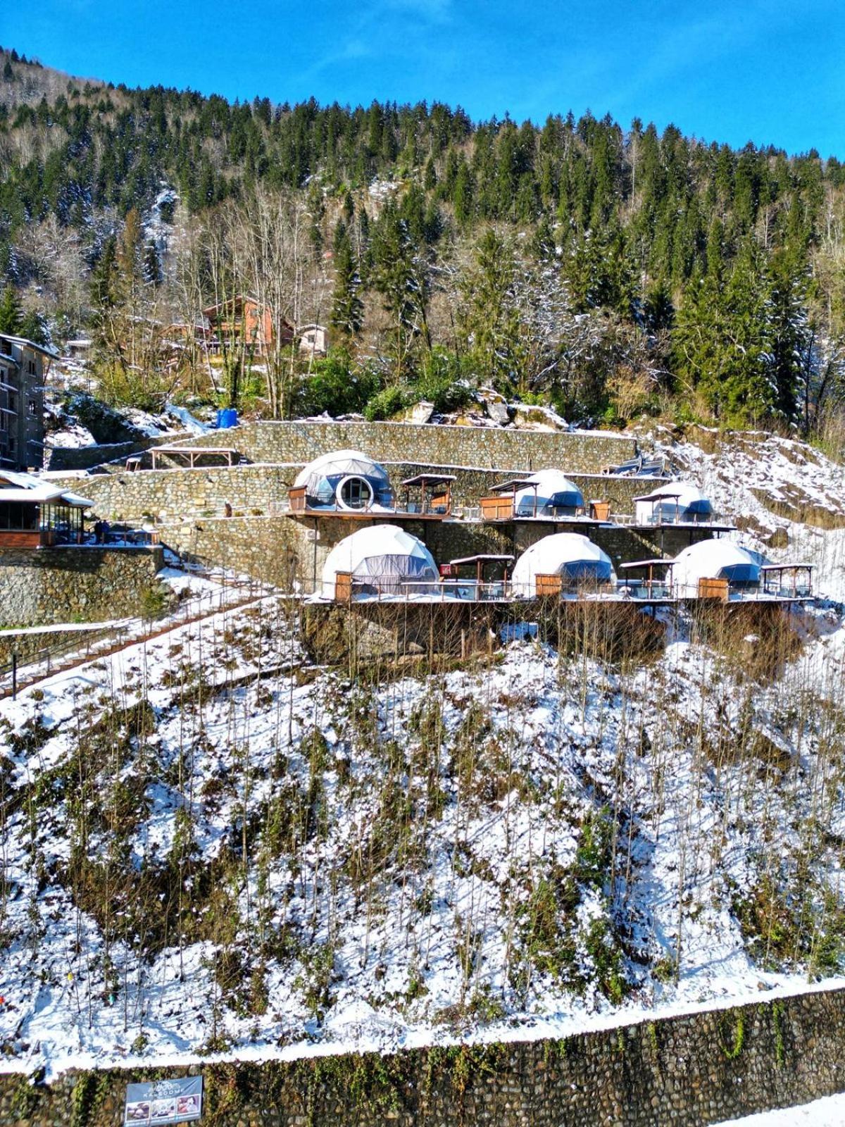 Hotel Kaledome Orman Evleri Çamlıhemşin Exterior foto