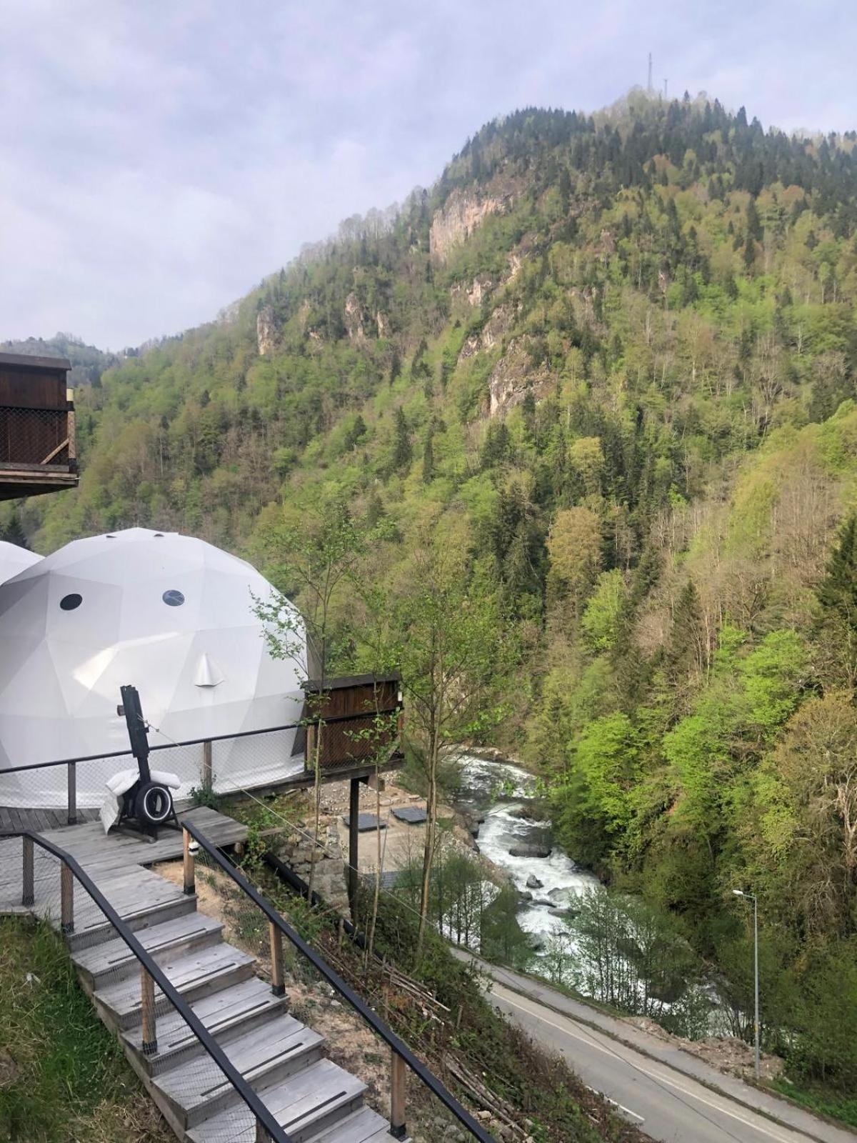 Hotel Kaledome Orman Evleri Çamlıhemşin Exterior foto